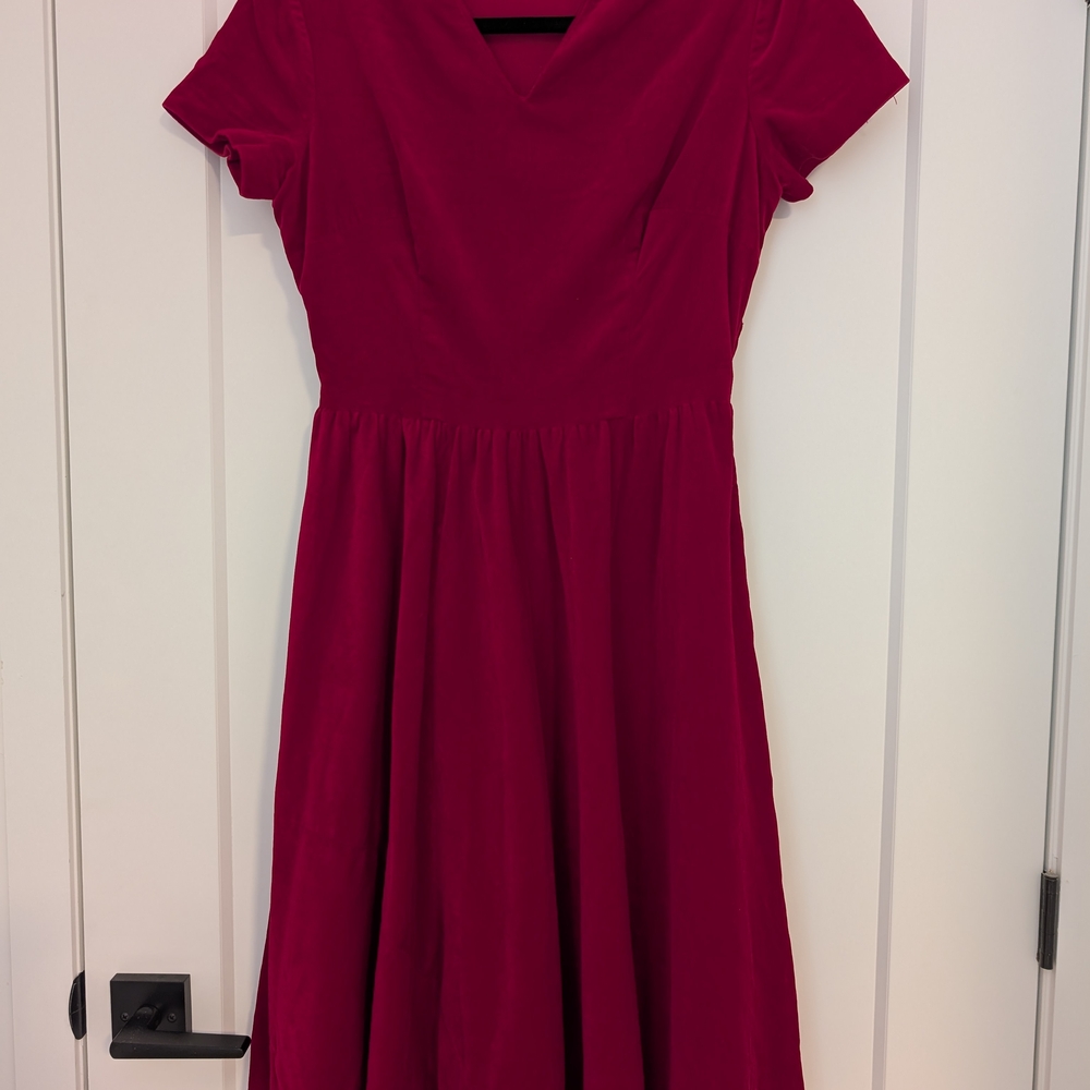 Elegant Red Women's Dress